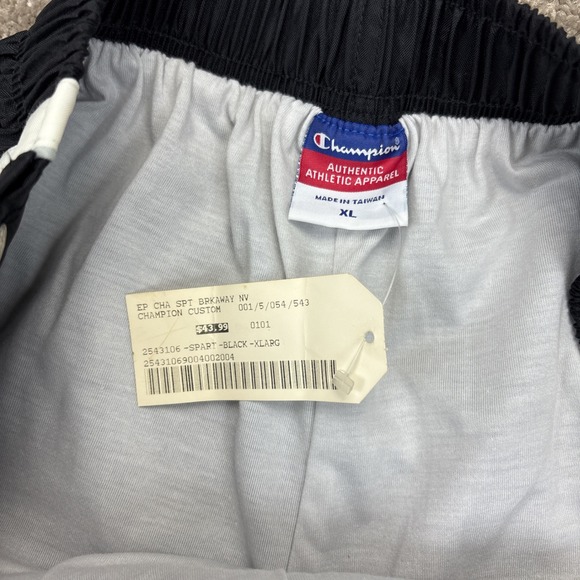 Vintage Y2K Champion San Jose State Nylon Snap Track Pants XL NWT - Picture 7 of 14